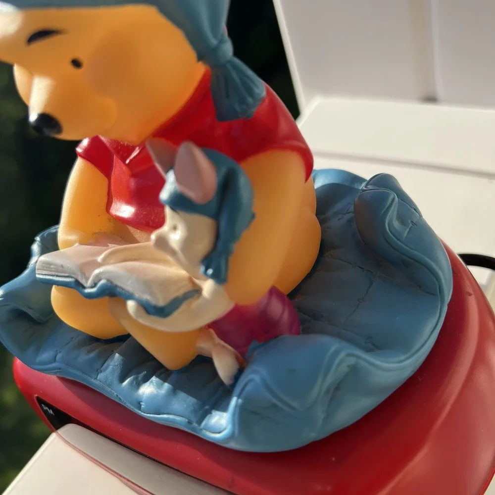 VTG Disney Fantasma Winnie The Pooh  Piglet Night Light Alarm Digital Works
